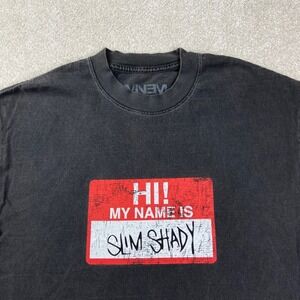 Eminem Slim Shady 25th Anniversary T-Shirt Mens Medium Black My Name Is Graphic